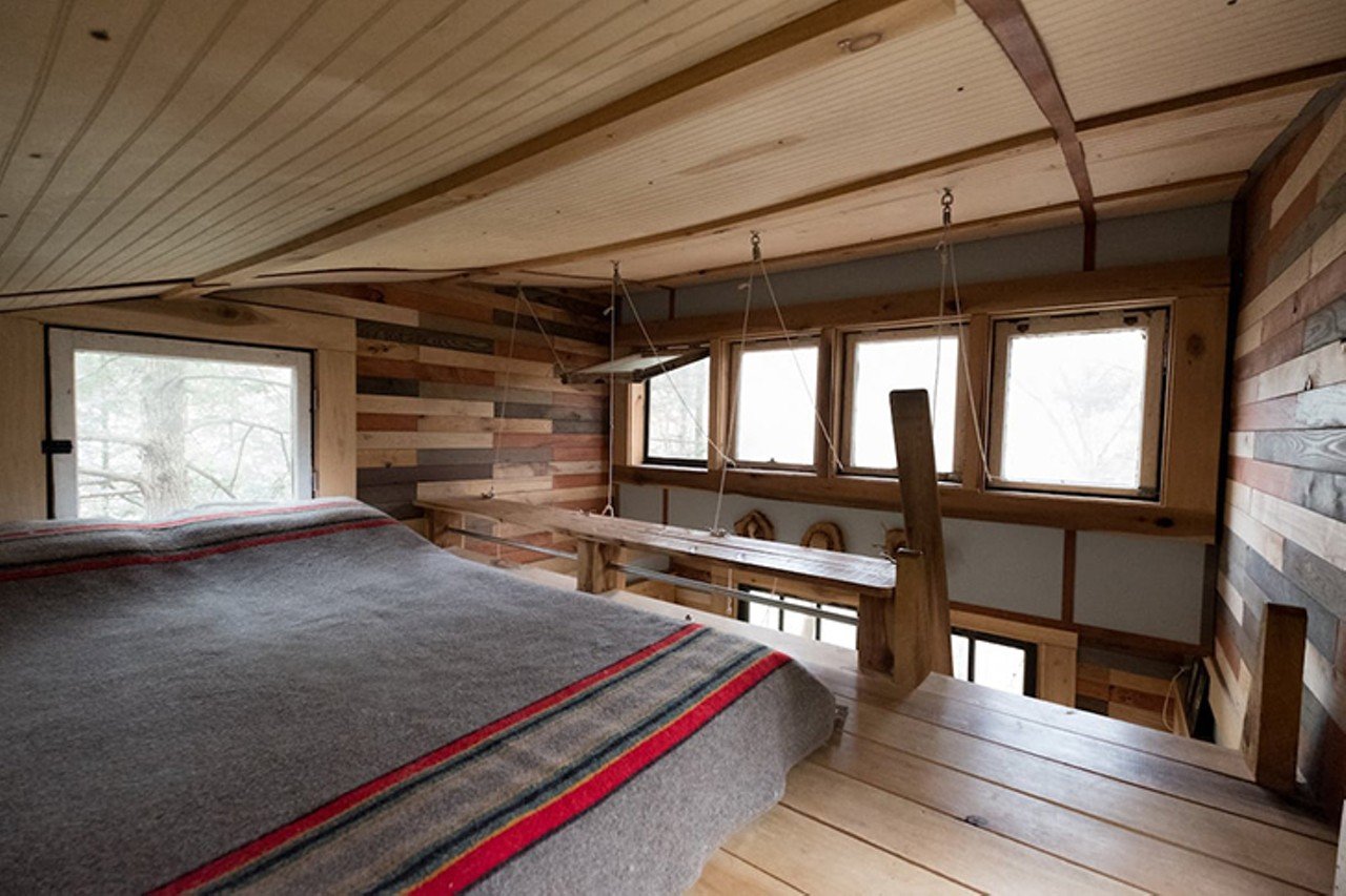 Sylvan Float Treehouse
Stanton, KY
Entire Home | Starting at $266/night | Host 2 Guests
&#147;The Sylvan Float is a treehouse in its purest form. This modest abode hangs between a red oak and a hickory, offering a peaceful getaway among the arbors.&#148;