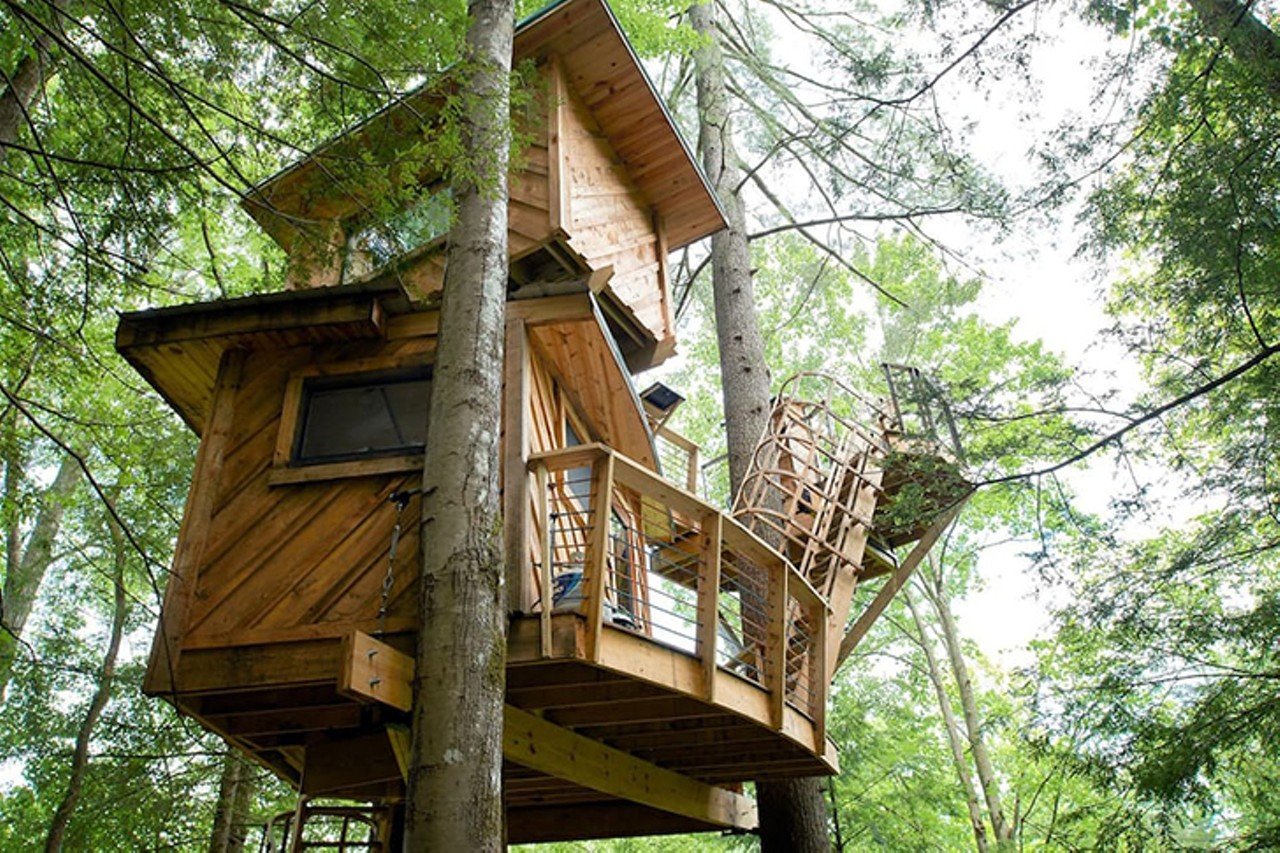 Observatory Tree House
Stanton, KY
Entire Home | Starting at $415/night | Host 4 Guests
&#147;The Observatory tree-house is a vacation experience that quite literally rises above the rest! Built not for the faint of heart, this tree-top adventure offers the best views of the Red River Gorge.&#148;