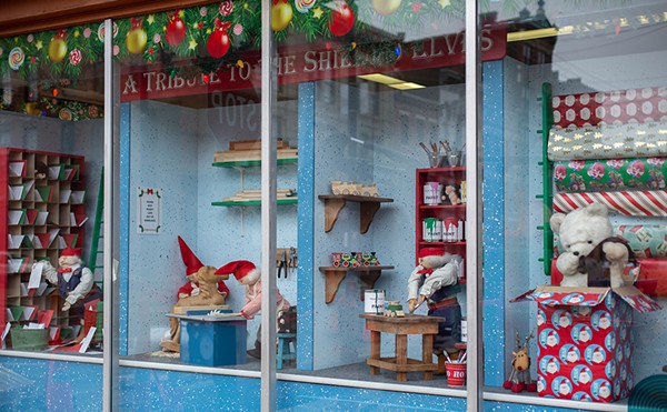 The Shillito's Elves are back on display at Findlay Market