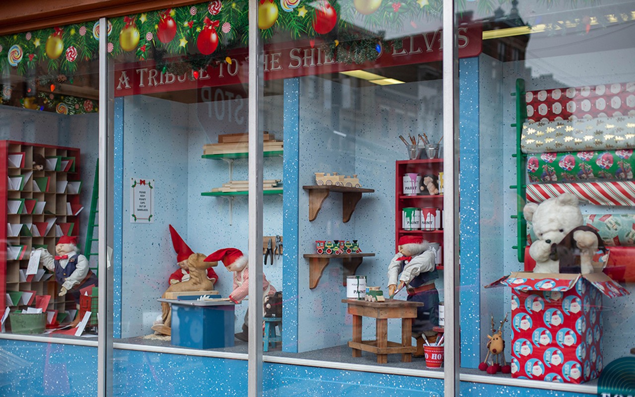 The Shillito's Elves are back on display at Findlay Market