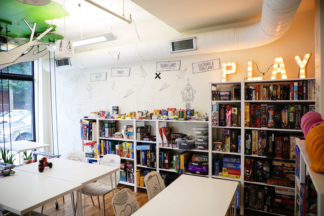 Play Library, 1517 Elm St., Over-the-Rhine | Straight out of the Tom Hanks movie, "Big," the all-ages lending and activity space is designed for kids-and adults. The space stocks thousands of toys and games for anyone to borrow or play on site, and hosts 21-and-over game nights and family fun times that encourage everyone to make-believe and make new friends. Open Wednesday-Sunday. Membership/borrow fees.