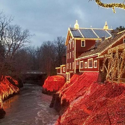 Legendary Lights of Historic Clifton MillFor the 35th year, Clifton Mill will be decked out in dazzling lights this winter — 4 million of them. The historic Yellow Springs mill, plus the surrounding trees, riverbank and covered bridge, will all be illuminated from bottom-to-top in colorful lights. Through Dec. 30. $10 Monday-Wednesday; $15 Thursday-Sunday; free for 3 and under. 75 Water St., Yellow Springs.