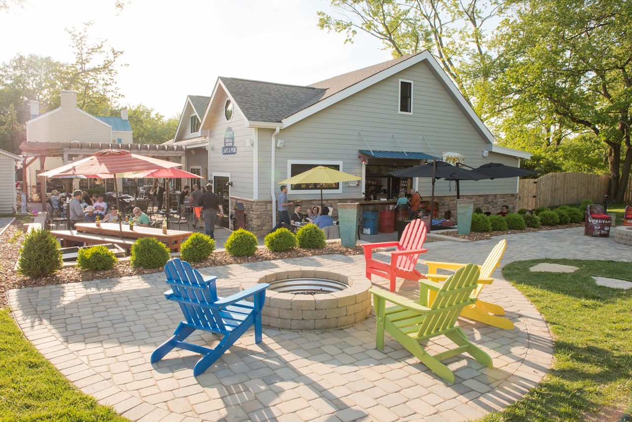 Cozy&#146;s Cafe and Pub
6440 Cin-Day Road., Liberty Township
This cafe features an L-shaped grey-brick patio with a pergola that lights up at night. The patio is very large but secluded so guests can feel like they're being transported to a vacation destination.
Photo: Susan Keller