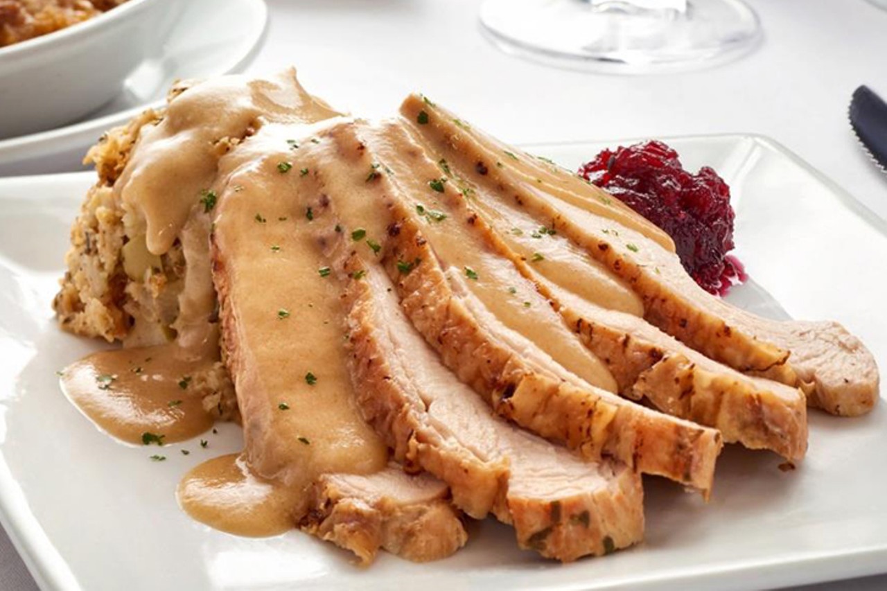 
Ruth&#146;s Chris Steakhouse
Ruth&#146;s Chris is offering a traditional three-course holiday feast with oven-roasted turkey and trimmings. RSVP online or via 513-381-0491. Nov. 28. $41.95 adults; $14.95 kids. Ruth's Chris, 100 E. Freedom Way, The Banks, ruthschris.com.
Photo via ruthschris.com