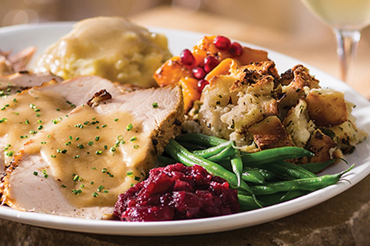 
Season&#146;s 52
The restaurant will be serving Thanksgiving classics all day including roasted turkey with pan gravy, herb stuffing, mashed potatoes, green beans and pumpkin pie. RSVP online or via 513-631-5252. Nov. 28. Pricing a la carte. Season&#146;s 52, 3819 Edwards Road, Hyde Park, seasons52.com.
Photo via seasons52.com