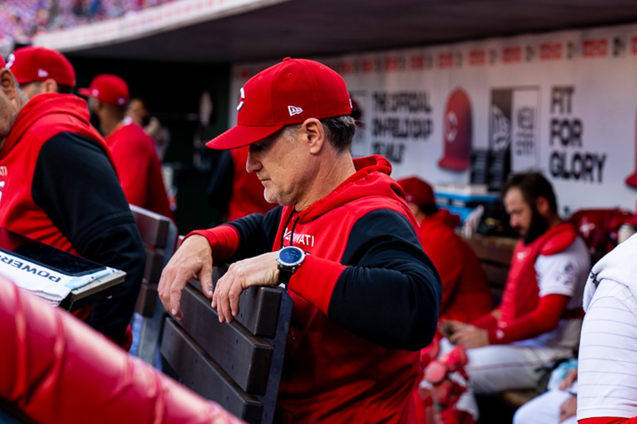 The Reds Set Bad, Bad Records
The Cincinnati Reds' wretched 2022 season was not pretty. Cincinnati's home team set a franchise record for the worst start to a season, going just 3-19 as of May 1 and enduring MLB's worst start for any team since 2003. Another record: on Sept. 20, starting pitcher Nick Lodolo nipped three Sox batters and helped Cincinnati set the MLB mark for beaning the most opponents in a single season – 99 batters at the time, claiming the previous record from the Chicago Cubs, who had hit 98 players in 2021. Finally, the Reds ended the season with a loss to the Chicago Cubs, cementing a 62-100 record – just the second time in franchise history that the Reds had racked up 100 losses. See CityBeat's photos from historic loss No. 100.