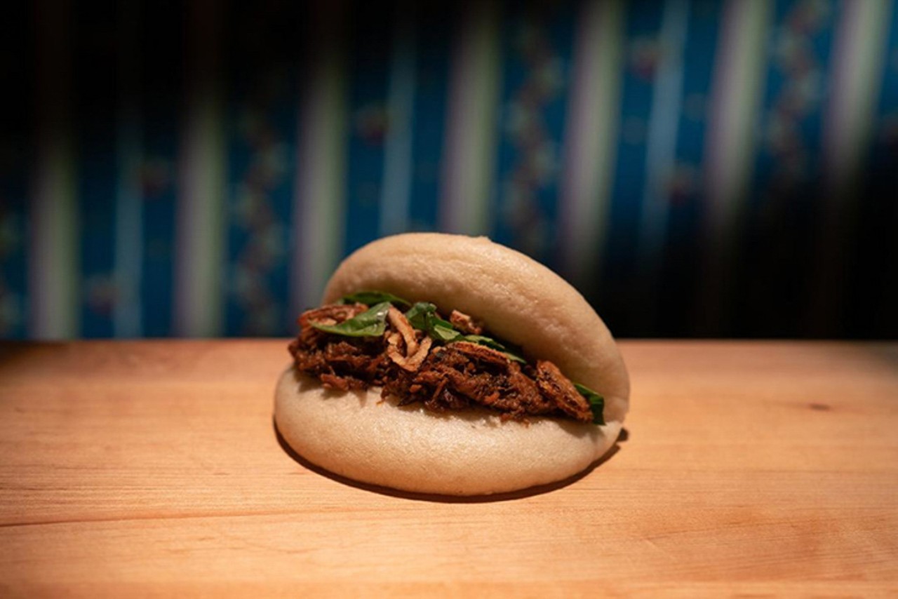 Boom Box Buns
1400 Republic St., Over-the-Rhine
Steamed bun-centric eatery Boombox Buns opened a walk-up window in October 2018 at 1324 Main St., quickly becoming a must-visit evening weekend stop when traversing through Over-the-Rhine, and gathering a loyal following. The eatery announced its plans to launch a brick-and-mortar location at 1400 Republic Street, slated to open this spring. Boombox Buns' new space will still offer the same quick service takeout model, but with limited seating.
"We will be expanding our menu with additional buns, sides and drinks! Though we still want the menu to continue to focus on buns, leaving room for more creative and experimental specials," said owner and operator Nathan Friday in an email interview.
Photo: Provided