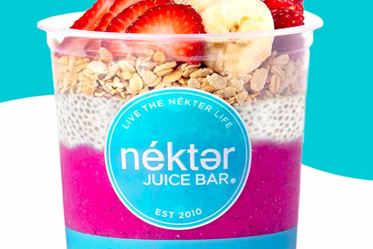 Nekter Juice Bar
3200 Vandercar Way, Suite 3, Oakley
This Southern California-based chain is bringing their freshly-squeezed juices, acai bowls and smoothies to the Oakley neighborhood this fall. The brand specializes in made-to-order eats and drinks using fresh and simple ingredients. 
Photo: NekterJuiceBar.com