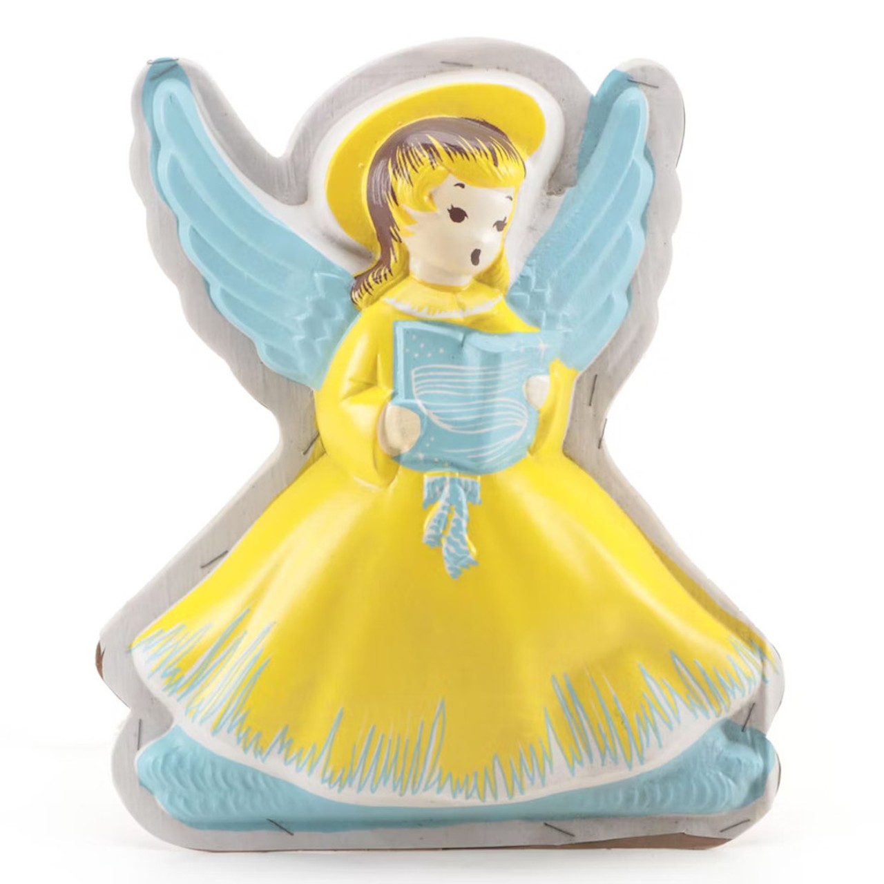 Timco Vacuum Formed Illuminated Angel Wall Decor
Holiday decor is an underrated gift, especially hard-to-find retro pieces like this Timco vacuum-formed illuminated angel. It’s perfect for those on your list with a taste for the old-timey Christmas vibe. Pair with a string of oversized colored light bulbs for the perfect window display gift set.