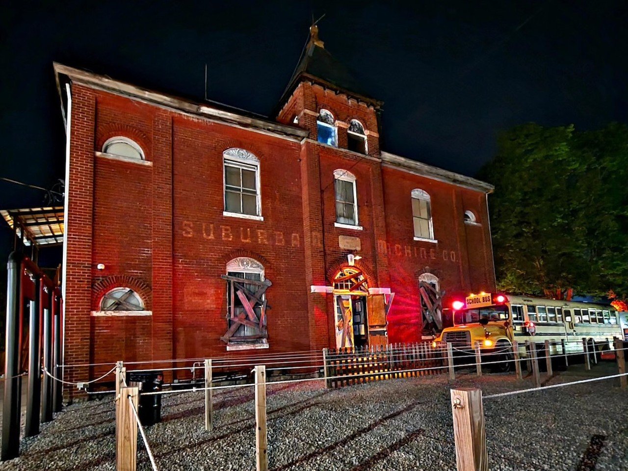 Get Spooky at a Haunted House
If you love a good scare and dodging evil clowns, demented dolls and chainsaw-wielding psychos, Greater Cincinnati is home to quite a few top-rated haunted houses and attractions. 
Dent Schoolhouse in Green Township is a popular choice, with hours-long lines snaking around the outside of the building on weekends. This haunted house takes you through the story of an abandoned school where the janitor was responsible for kidnapping and killing students, all of whom now haunt the school. 
Kings Island’s Halloween Haunt is another popular choice and features several immersive scare mazes and scare zones, spooky live entertainment and more, plus some of the most popular roller coasters will be open. In Newport, be sure to also check out USS Nightmare, a haunted ship run by a ghastly crew of ghouls and manned by none other than the evil Captain Mitchell. 
For a more kid-friendly experience, check out Heritage Village’s Haunted Village, which offers a slight fright that won’t leave your kids with nightmares until Christmas. This recreated 19th-century village features “ghosts, witches, a fortune teller, a monster, and a cursed archaeologist along the way." Activities include a walk through a haunted wood or cemetery, plus balloon art, games and a "creepy critter" zoo.