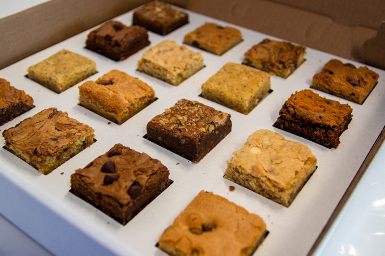 Buckabee Brownies
4756 Cornell Road, Blue Ash
Buckabee Brownies is a bakeshop that specializes in brownies and blondies, offering a wide variety of flavors plus a specialty brownie of the day. Don&#146;t miss their raspberry and white chocolate, root beer float or their salted caramel brownies.
Photo: Paige Deglow