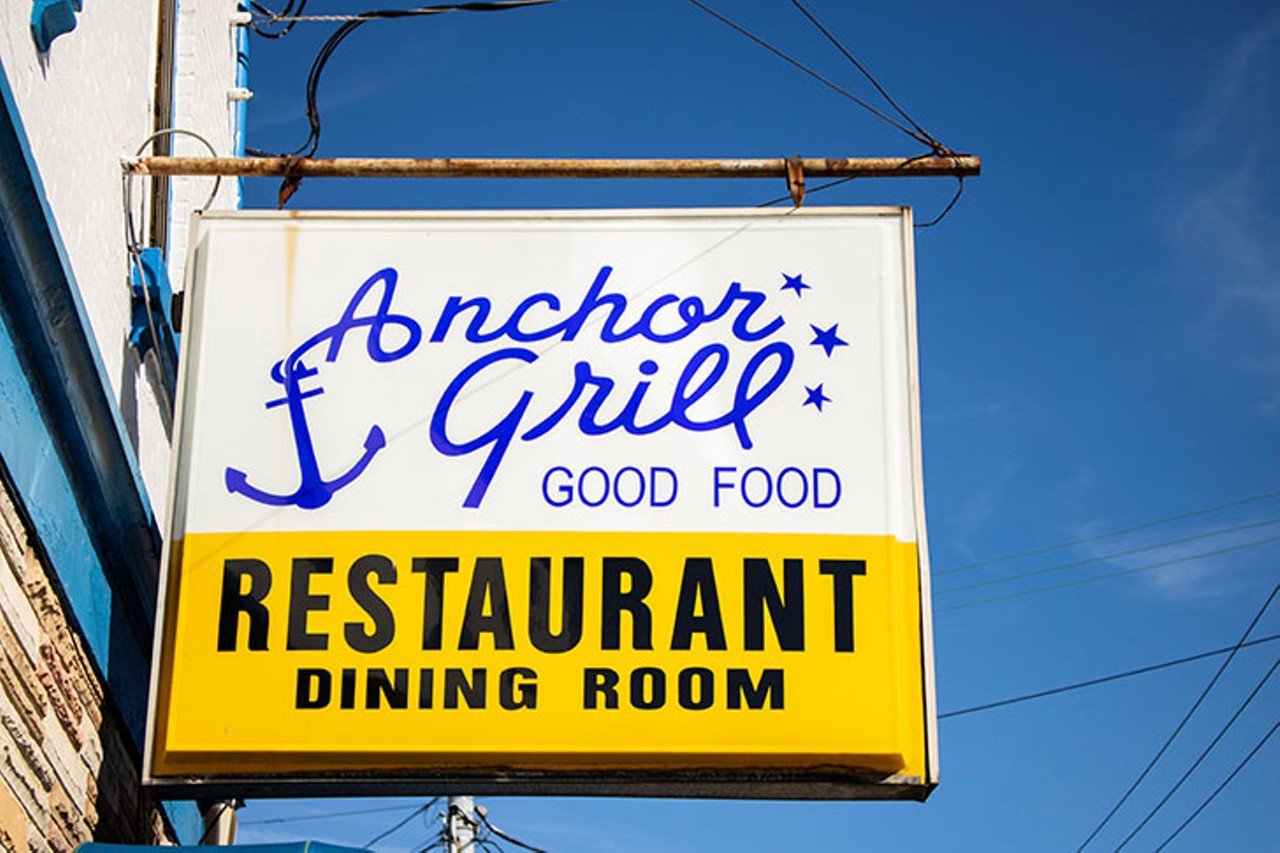 Anchor Grill
438 W. Pike St., Covington, 859-431-9498
While we typically seem to eat brunch after 11 a.m., the Anchor Grill is open 24/7, so you can chow down literally any time at this Covington greasy spoon, which has been serving up diner fare for decades. It&#146;s a throwback dive with wood paneling, retro fixtures and black leather booths. As an added bonus, a tiny animatronic Big Band orchestra &#151; led by a swingin&#146; Barbie doll &#151; plays and moves along to jukebox selections in a vintage Chicago Coin&#146;s Band-Box by the ceiling. The Anchor doesn't serve booze, so opt for diner-style coffee and a slice of their famous chocolate-covered peanut butter pie. It&#146;s cash only, so come prepared. 
Photo: Emerson Swoger