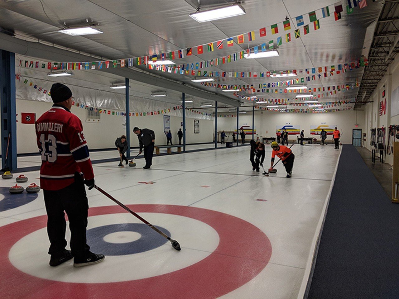 Cincinnati Curling Club
5150 Duff Drive, West Chester
Curling took on a new form of popularity in the United States after the American Men&#146;s Curling team took home gold in the 2018 Winter Olympics. If you&#146;re interested in seeing what all the hype surrounding the sport is about, or just looking to try something new, the Cincinnati Curling Club has its own facility where you can learn how to curl like the Olympians. Two-hour Instructional courses start at $45. Instructional leagues run for three weeks, where you will learn how to incorporate all the finer points and tips for the game while receiving in-game coaching. Instructional leagues start at $100. 
Photo via Facebook/CincinnatiCurlingClub