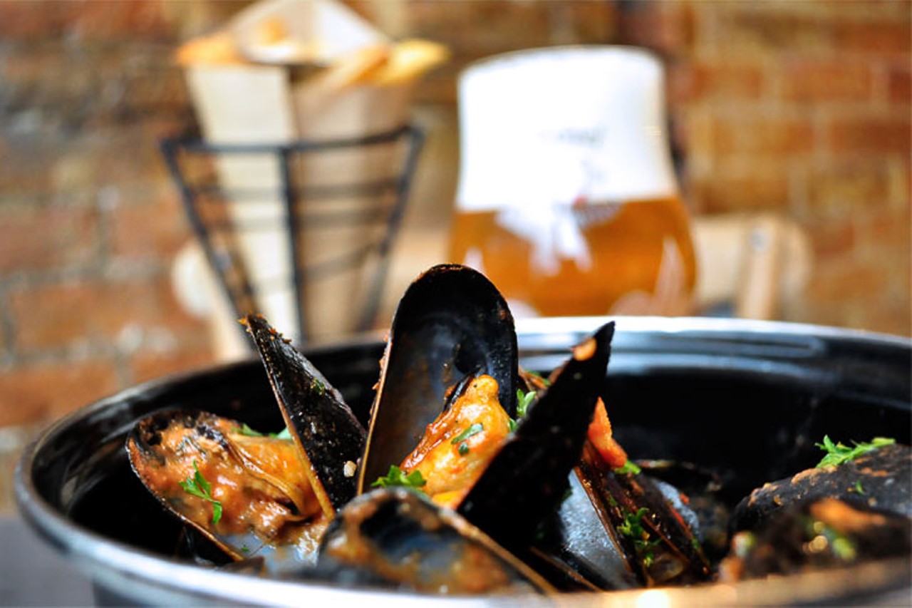 TUESDAY
All You Can Eat Mussels & Frites at Taste of Belgium
1135 Vine St., Over-the-Rhine; 2845 Vine St., Corryville; 3825 Edwards Road, Rookwood; 16 W. Freedom Way, Downtown
Every Tuesday beginning at 5 p.m., Taste of Belgium offers bottomless mussels and frites, along with half-priced bottles of wine.
Photo: Provided
