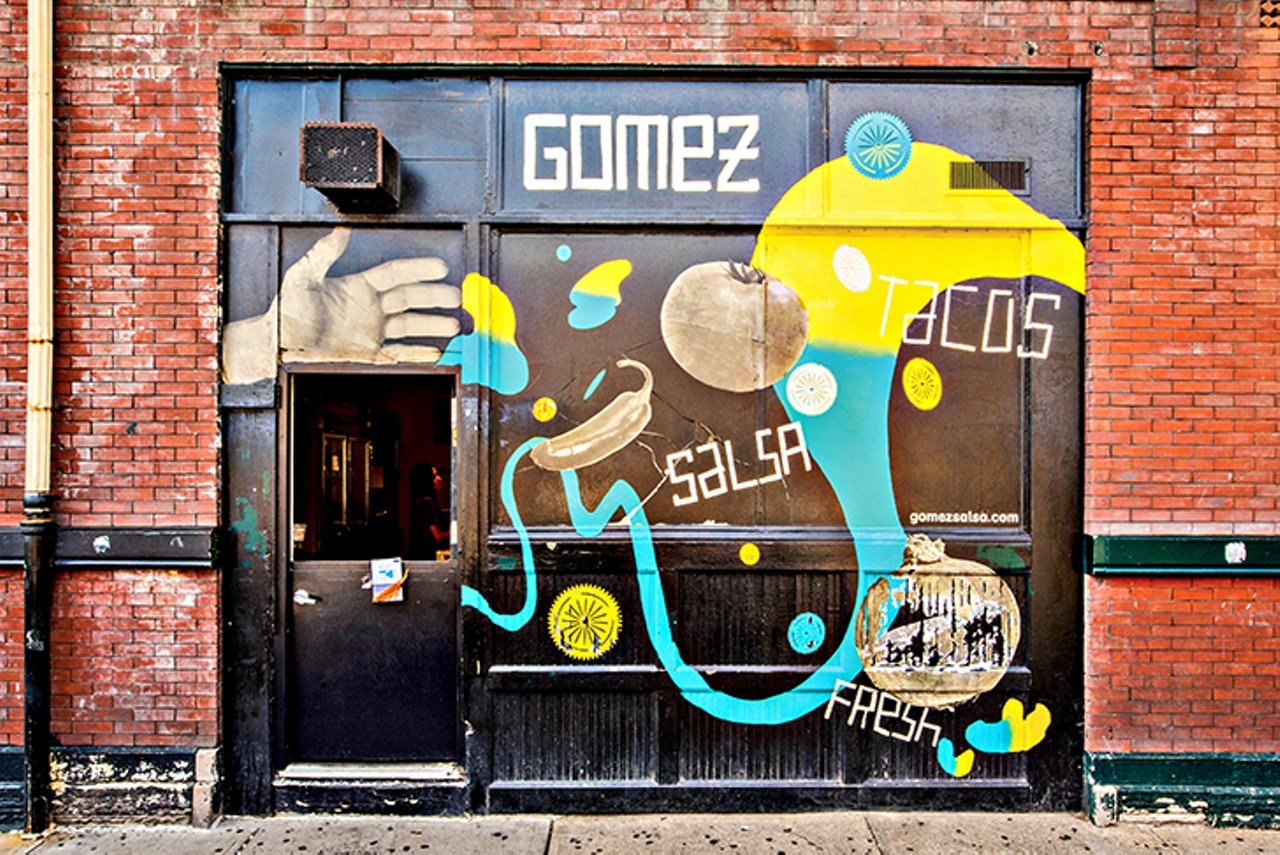 Gomez
107 E. 12th St., Over-the-Rhine; 2437 Gilbert Ave., Walnut Hills
Gomez&#146;s walk-up taco window in OTR and main restaurant in Walnut Hills have it all: fish tacos with Baja sauce, chips with pineapple salsa, taco salad bowls and owner Andrew Gomez&#146;s greatest invention, the Turtle Shell. Take a tortilla, stuff it with rice, beans, sour cream, lettuce, salsa, meat, veggies and cheese, layer in a tostado for crunch, put some cheese on the top and then brown it. It&#146;s a fat little crunchy burrito envelope, a true walking taco.
Photo: Lindsay McCarty