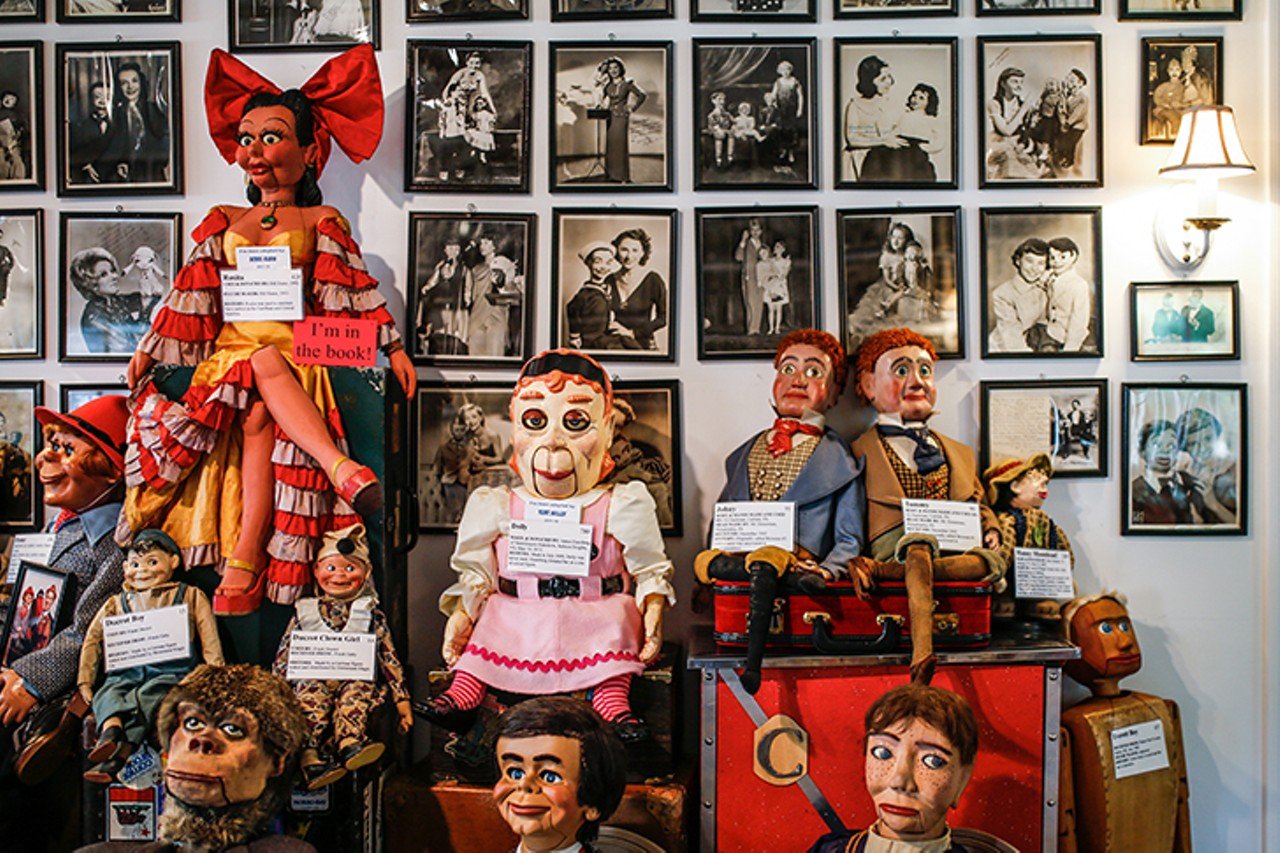 Get Slightly Freaked Out at Vent Haven
33 W. Maple Ave., Fort Mitchell
Vent Haven is the only museum in the world dedicated to the art of ventriloquism. In addition to more than 800 figures (don&#146;t call them dummies), guests can view a library of vent-centric books, playbills and thousands of photographs. The museum also hosts the international ConVENTion every year for hundreds of ventriloquists. 
Photo: Hailey Bollinger