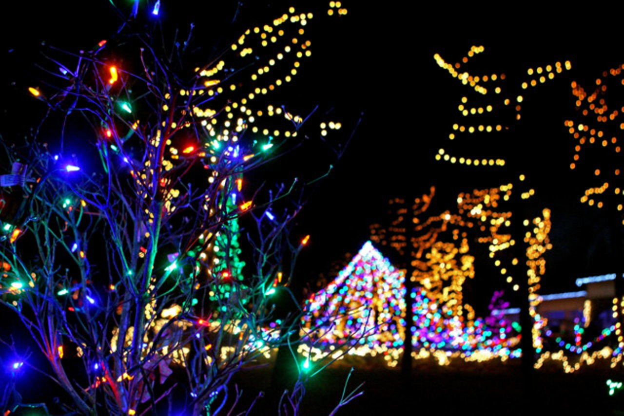 WEDNESDAY 27
EVENT: Holiday Lights on the Hill at Pyramid Hill Sculpture Park & Museum
Pyramid Hill Sculpture Park & Museum lights up for the 20th year. The Holiday Lights on the Hill drive-thru light display features two-and-a-half miles of creative, glowing scenes and an additional new projection-mapped sculptural installation overseen by Brave Berlin, part of the team behind the BLINK art and light festival. This is the park&#146;s second year collaborating with Brave Berlin and this year&#146;s display is a stepping-stone to the park&#146;s Journey BOREALIS, a &#147;top-tier art and holiday destination,&#148; arriving in November 2020.
Through Jan. 5, 2020. $20 per car load Monday-Thursday; $25 per car load Friday-Sunday. Pyramid Hill Sculpture Park & Museum, 1763 Hamilton-Cleves Road, Hamilton, pyramidhill.org
Photo: Nick Daggy