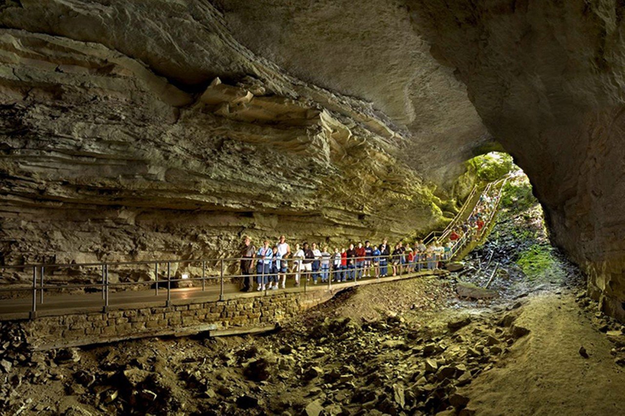 Mammoth Cave National Park
1 Mammoth Cave Parkway Mammoth Cave, Ky.
Distance: 3 hours
Mammoth Cave, the largest cave system known in the world (400+ miles to be exact), is just a 3-hour drive south of Cincinnati. The park offers tours of the caves, hikes, canoeing on the Green River, horseback riding, camping and much more. 
Photo via Facebook.com/MammothCaveNPS