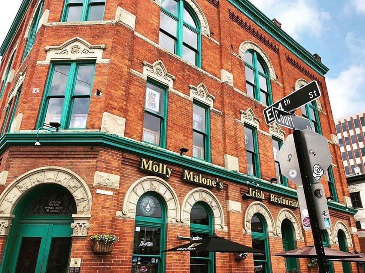 Molly Malone’s
112 E. Fourth St., Covington
Molly Malone’s restaurant and pub offers an authentic taste of the Emerald Isle with its menu full of traditional fare and appetizers such as their popular beer-battered cod served with coleslaw and chips. Open seven days a week for lunch and dinner, the pub plays just about every soccer and rugby game live, ideal for fans who want to down a pint while supporting their favorite team.
