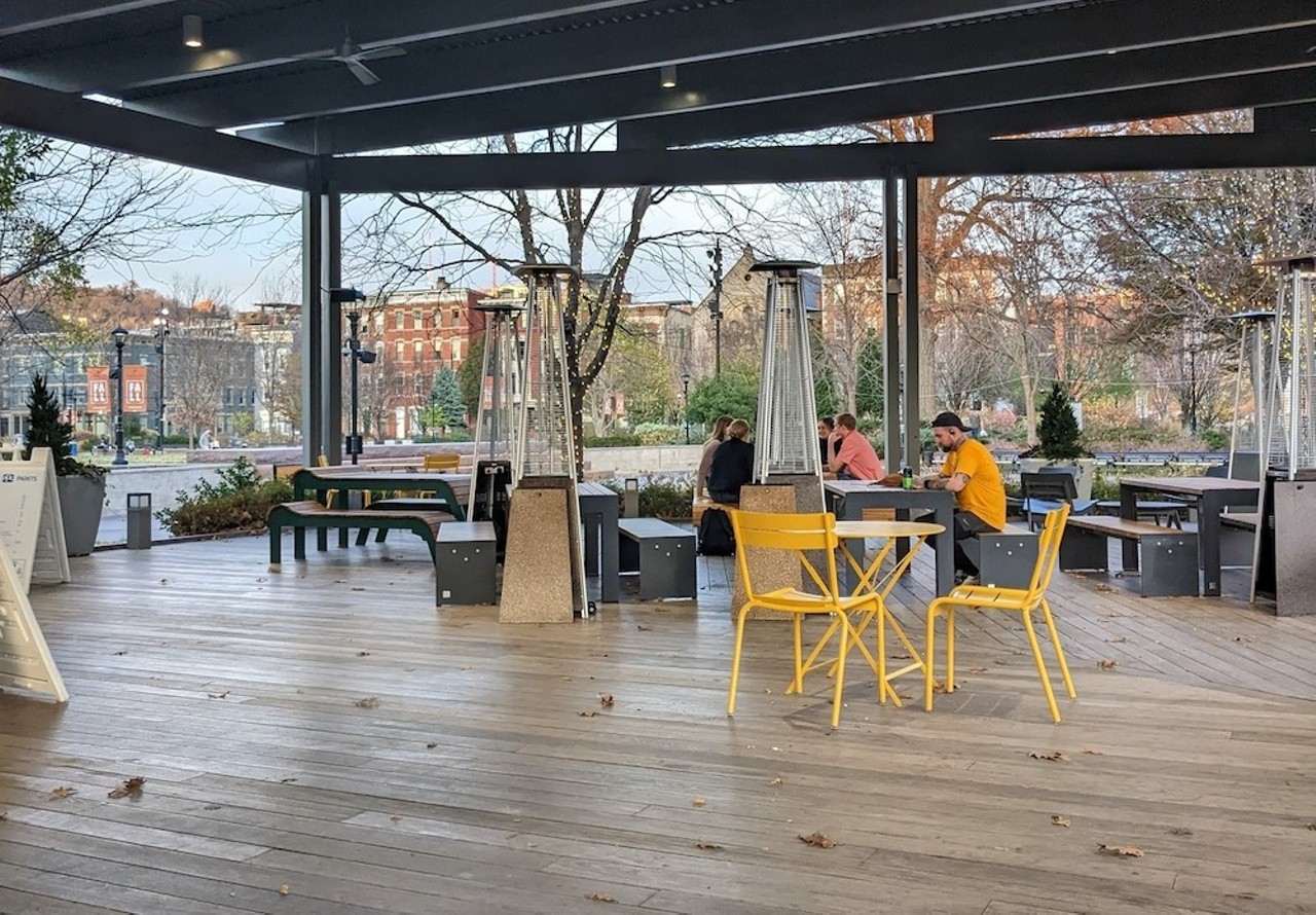 The Porch at Washington Park
1230 Elm St., Over-the-Rhine
Located in Washington Park, The Porch is an outdoor bar and gathering place with beer, seltzers and liquor from local brands like Boone County Distillery, Rhinegeist and Fifty West. In the colder months, standing heaters keep guests nice and toasty.