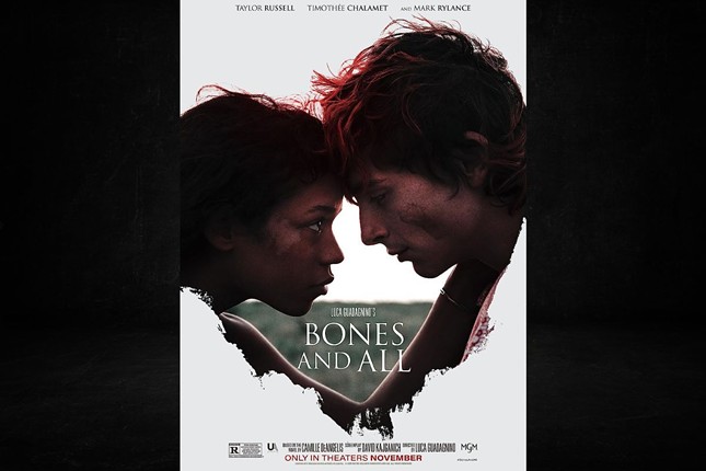 Bones and All (2022)
A little bit of romance, a little bit of horror and a lot of flesh-eating, Bones and All features a young pair of cannibals (Timothée Chalamet as Lee and Taylor Russell as Maren) who go on a cross-country road trip together and fall in love while confronting their otherness. Film crews popped up across the Tri-State in places like the University of Cincinnati’s Zimmerman Hall, Country Kitchen in Lebanon, a home in Cleves and in Maysville, Kentucky. Other filming locations included Hillsboro, Aberdeen, Columbus and Chillicothe.