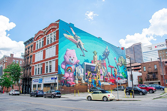 Take a Self-Guided ArtWorks Mural Tour 
    20 E. Central Parkway, Downtown
    Each summer, ArtWorks and its youth apprentices put new murals up on buildings around the Greater Cincinnati area. Schedule a guided The Heart of Pendleton or the Spirit of OTR walking tour online. All guided tours will be 10 people or less and masks are required. Download a PDF of downtown and Over-the-Rhine murals to explore solo at artworkscincinnati.org. 
    Photo: Savana Willhoite