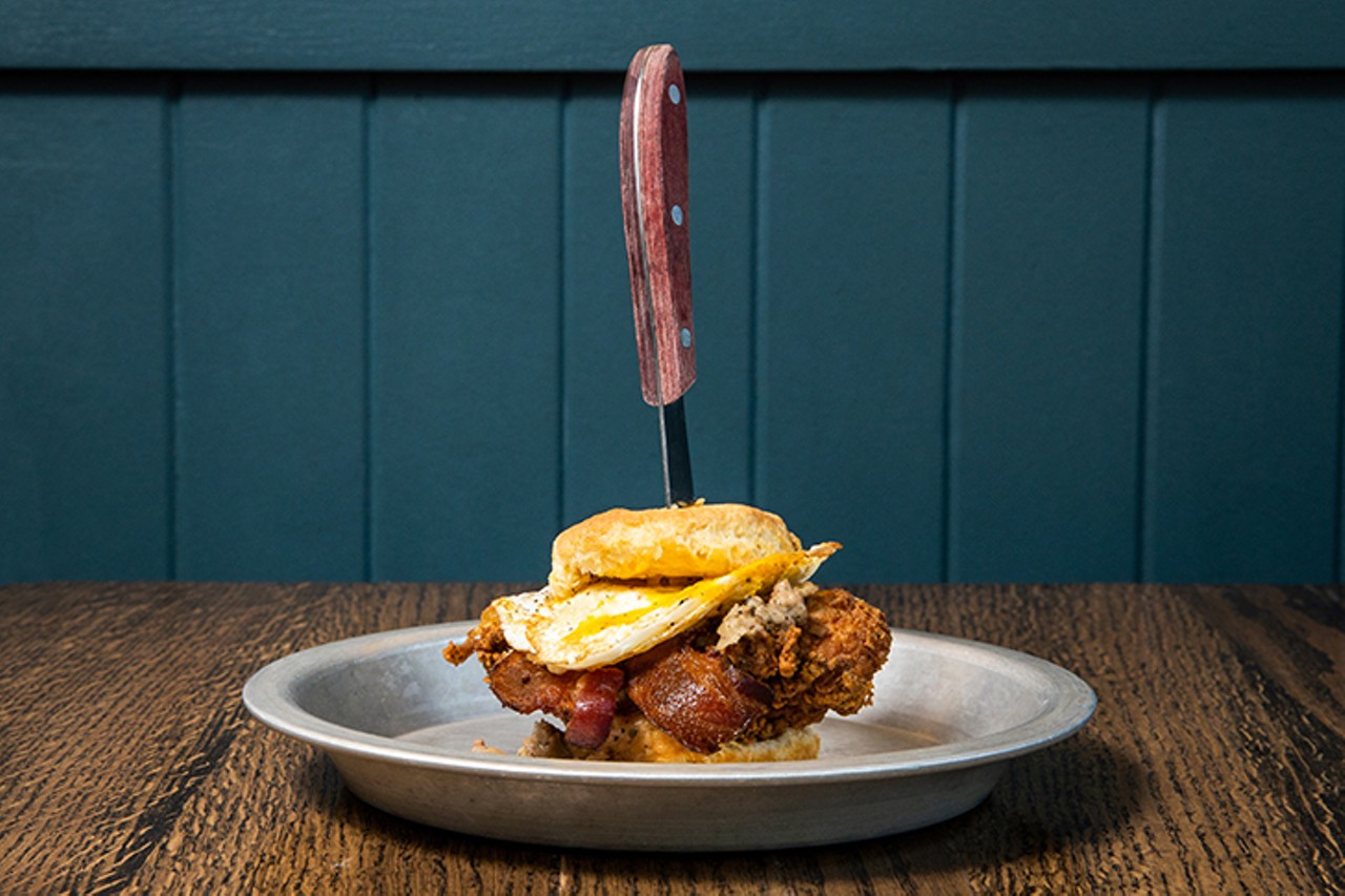 The Yukon sandwich from Boomtown Biscuits & Whiskey
Photo: Hailey Bollinger