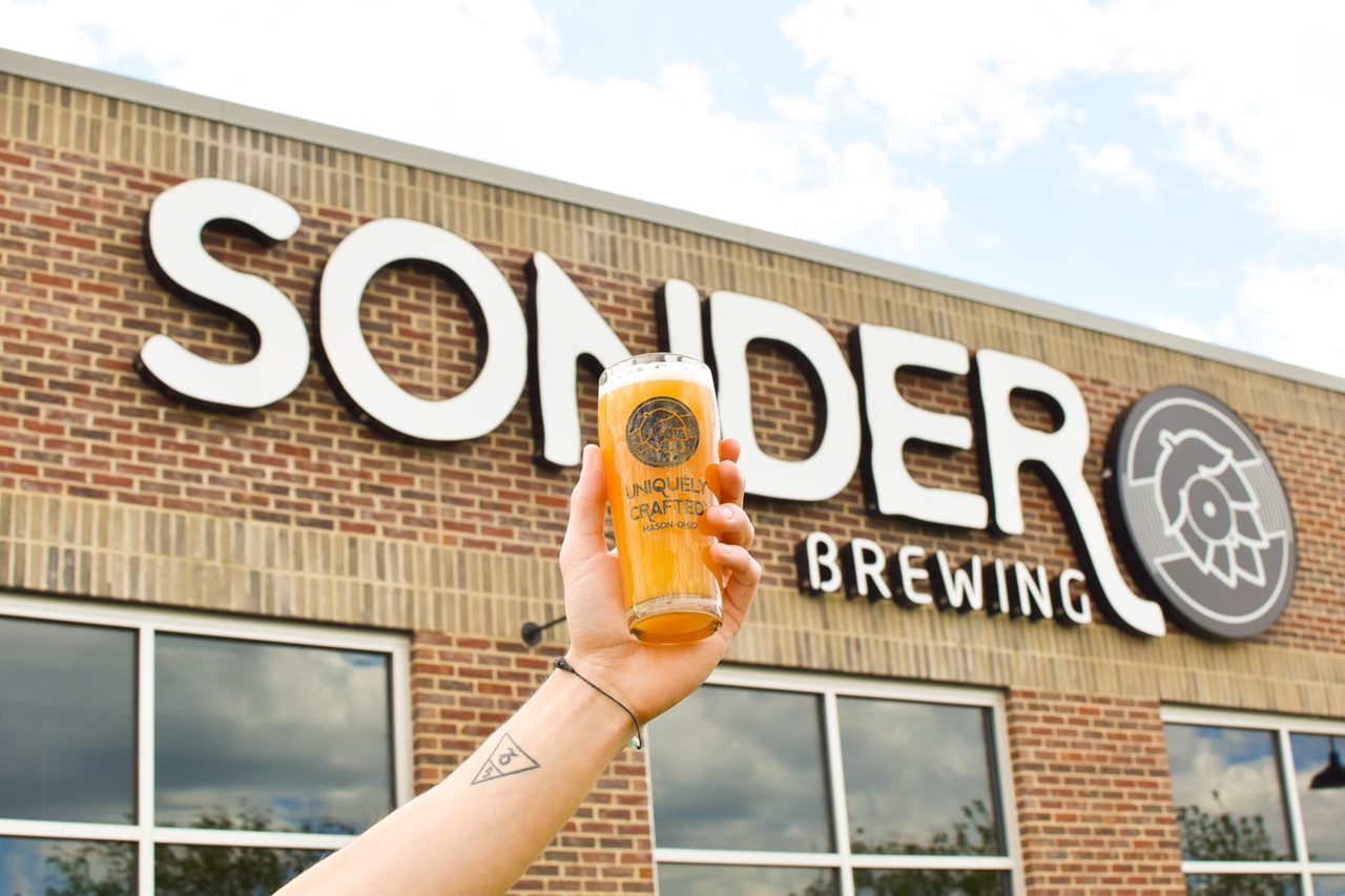 
Sonder Brewing 
8584 Duke Blvd., Mason
Sonder Brewing built its brewery and taproom on what was a vacant lot consisting of a 40-foot mound of dirt and a fire hydrant a few miles away from Kings Island. The brewery opened in the fall of 2018 and has a 2,000-square-feet taproom, an outdoor patio which is tented and heated in the winter and a large family-friendly lawn space.