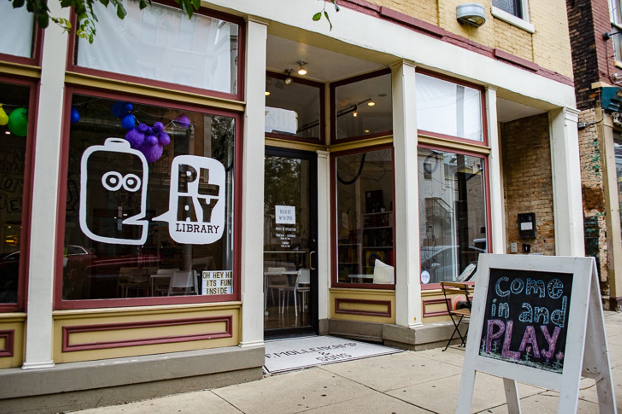 Get competitive at The Play Library
1306 Main St., Over-the-Rhine. 
The Play Library &#151; which recently found a new, larger home on Main Street in Over-the-Rhine &#151;  is filled with toys and board games. Whimsical doodles line the walls and patrons can take a seat on a swing chair or get cozy on a window bench. Come in, select from a plethora of games and get competitive. You can join the library to borrow a game via varying levels of membership or stop in for one &#147;playdate&#148; ($5). 
Photo: Holden Mathis