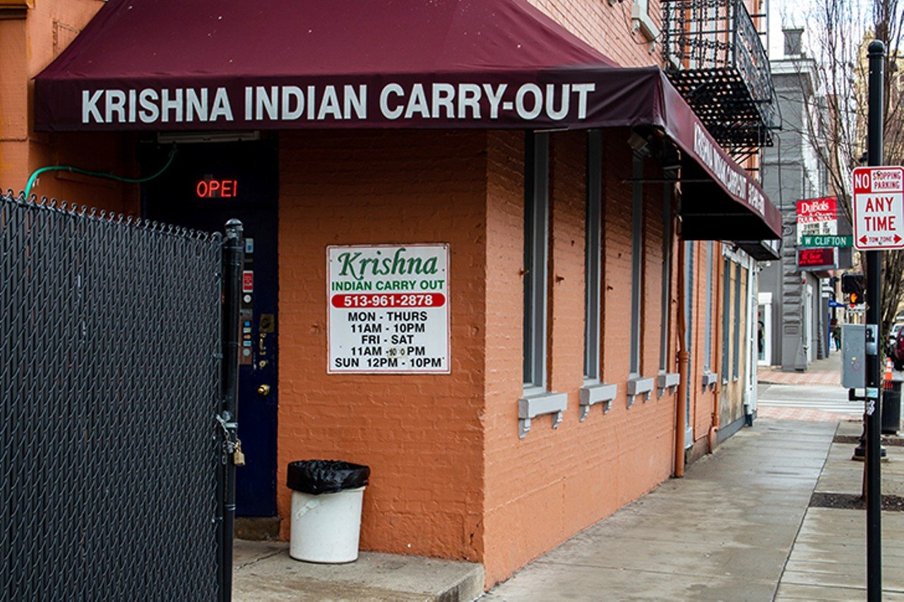Krishna Indian Carryout
313 Calhoun St., Clifton
Krishna Indian Restaurant is the University of Cincinnati's best-kept secret. The tiny restaurant offers both carry-out and dine-in, with about a handful of booths to choose from. It dishes out plates such as saag paneer, a vegetarian, spinach-filled dish with onions, spices and a hint of cream, and chicken tikka masala, tandoori chicken in a creamy tomato sauce. Be careful: The food can get spicy ranging on a 1-7 spice scale.