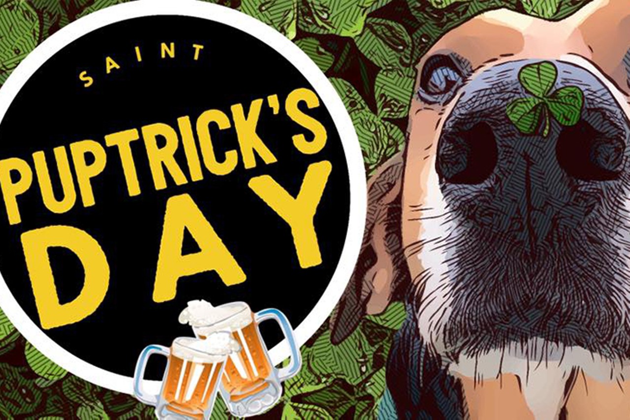 St. Puptrick&#146;s Day at Fifty West Brewing Company
Fifty West Brewing Company is hosting a St. Patrick Day pup party. You can kick back with a classic Fifty West brew while your best furry friend has a glass of their Tail Ale doggy beer. Proceeds from the event will benefit the League for Animal Welfare. 2-4 p.m. March 17. Free admission. 7668 Wooster Pike, Columbia Township.
Photo via Facebook.com/StPuptricksDayEventPage