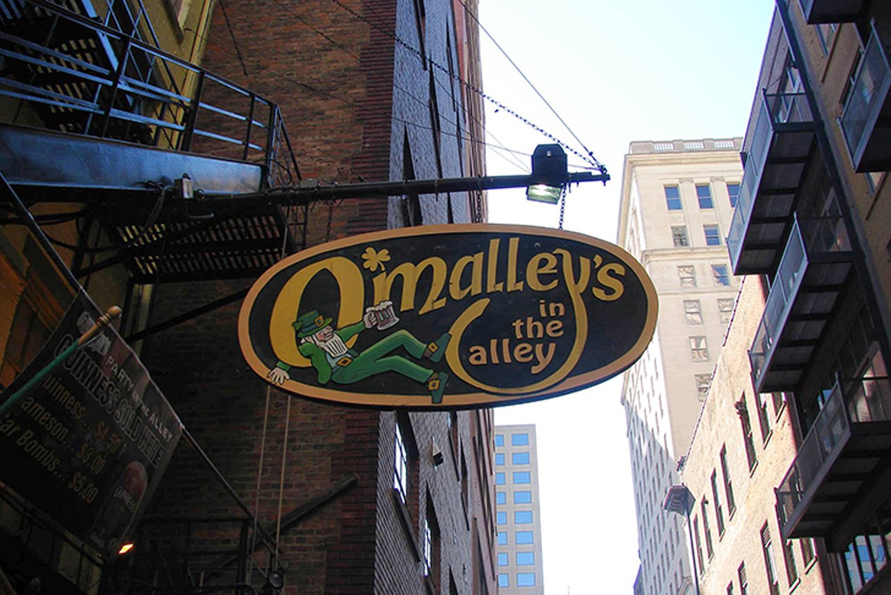 St. Patrick's Day
at O&#146;Malleys in the Alley
O&#146;Malley&#146;s kicks off their celebration at 5 a.m. on Sunday, with free breakfast. Guests who order Jameson will be able to take the tin cup home. Starts at 5 a.m. March 17.  Free admission. 25 Ogden Place, Downtown.
Photo via Facebook.com/OMalleysInTheAlley