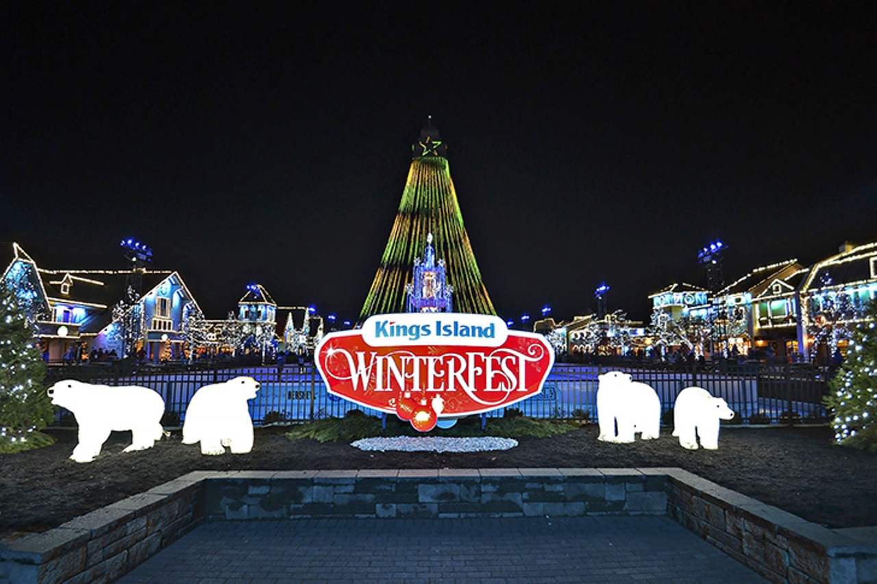 FRIDAY 13
ATTRACTIONS: WinterFest at Kings Island
WinterFest has returned to Kings Island for the 2019 holiday season, transforming the park into a nostalgic winter wonderland. Kings Island&#146;s International Street will be decked out with holiday lights and displays, featuring a Snow Flake Lake ice skating rink under the Christmas tree-styled Eiffel Tower. In addition to strolling carolers and holiday shows, you can stop by an artisan village selling holiday crafts, indulge in booze-infused hot beverages, watch ice carvers in the &#147;Action Ice Zone,&#148; take a horse-drawn carriage ride and stop by Blitzen&#146;s Hot Beverage Bar for some blue hot chocolate. Nineteen of the park&#146;s rides will be open to enjoy, including Mystic Timbers and Kings Mills Antique Autos, with plenty of vignettes in between &#151; like the oversized Candy Cane Lane &#151; for family-friendly photo ops. 
Through Dec. 31. Tickets start at $27.99. Kings Island, 6300 Kings Island Drive, Mason, visitkingsisland.com.
Photo: Megan Waddel