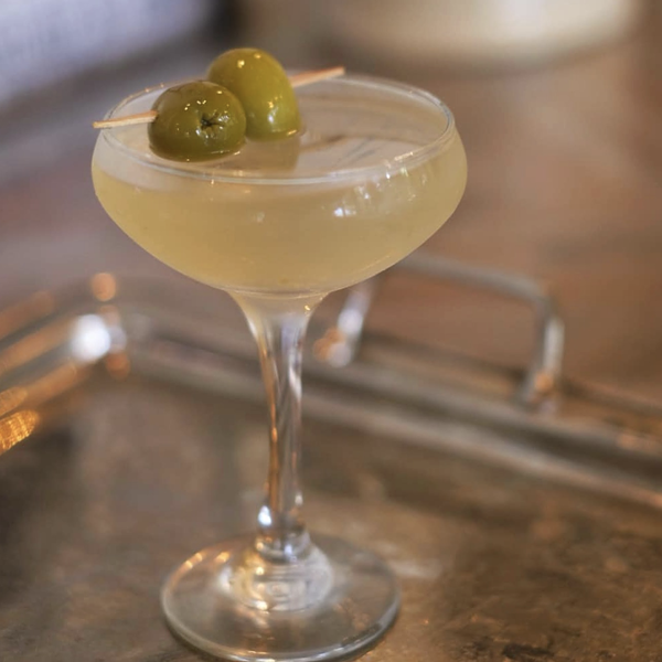 $3 martini happy hour at BrewRiver Creole Kitchen