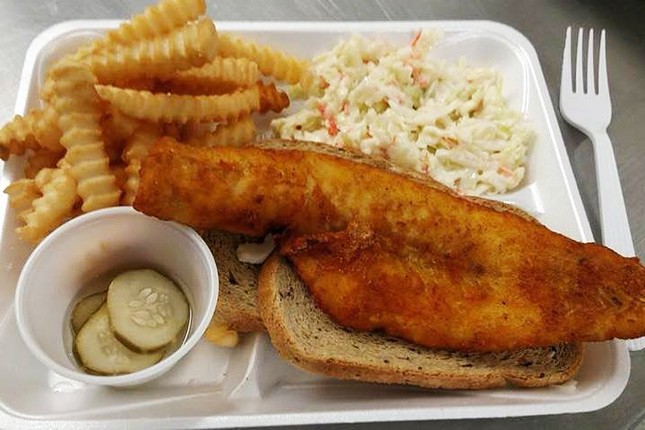 Immaculate Heart of Mary (Kentucky)
    Immaculate Heart of Mary&#146;s annual fish fry has been a Lenten favorite for more than 30 years. The full menu features homemade favorites like hand-breaded fish, crab cakes, coleslaw and green beans. Dine-in hours are from 5-8 p.m. (with beer available!) and drive-thru is open 4:30-7:30 p.m. Every Friday March 8-April 12. 
    5876 Veterans Way, Burlington
    Photo via Facebook.com/IHMFishFryBurlingtonKY