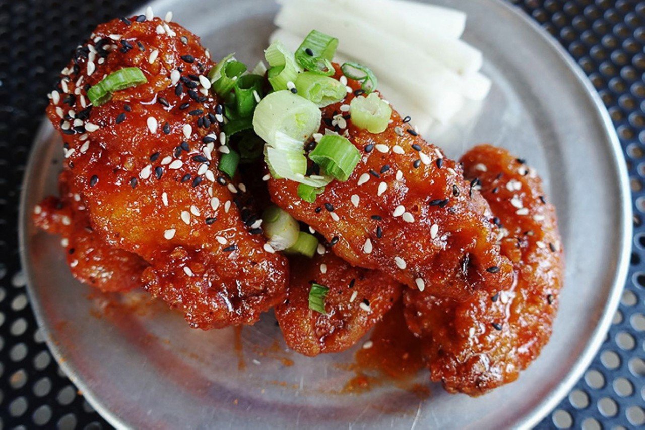 Quan Hapa
1331 Vine St., Over-the-Rhine
One of the biggest showstoppers at Quan Hapa is their wings, which are half-off on Tuesdays. The Hapa wings feature flavors like honey Sriracha and gochugaru dry rub &#151; they&#146;re everything you expect out of a wing, with an Asian kick. They also offer twice-cooked and battered Korean fried chicken wings, slathered in housemade gochujang sauce. 
Photo via Facebook/quanhapa