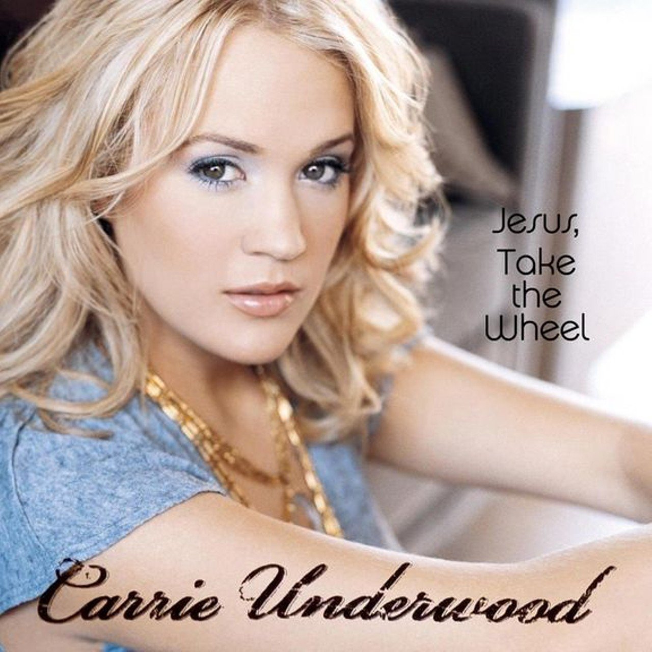 "Jesus Take the Wheel" by Carrie Underwood
She was driving last Friday on her way to Cincinnati on a snow white Christmas Eve
Going home to see her mama and her daddy with the baby in the backseat