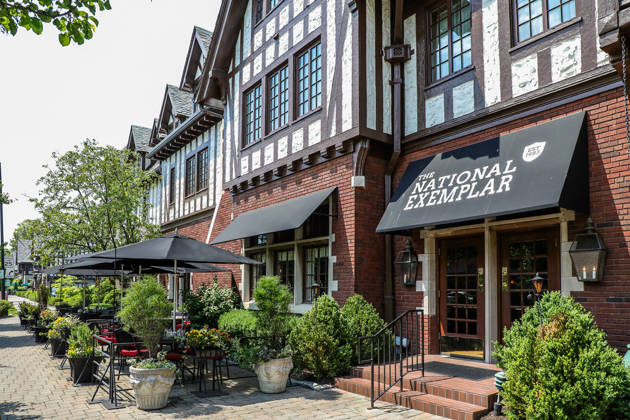 The National Exemplar
6880 Wooster Pike, Mariemont
This cozy spot has been a Mariemont staple for 40 years. Located in the historic, Tudor-style Mariemont Inn, National Exemplar is well known for its American-style cuisine that uses only the freshest, highest-quality ingredients. In addition to its spacious main dining room, Southerby’s Pub (found in the inn’s lobby) and the north bar, the restaurant also has a relaxing outdoor patio surrounded by lush greenery in the warmer months. It’s the perfect spot for enjoying a breakfast of their Berry French Toast or their slow-cooked prime rib for dinner, finished with the Exemplar cocktail (prosecco, chambord, cranberry, pineapple, simple and lemon).