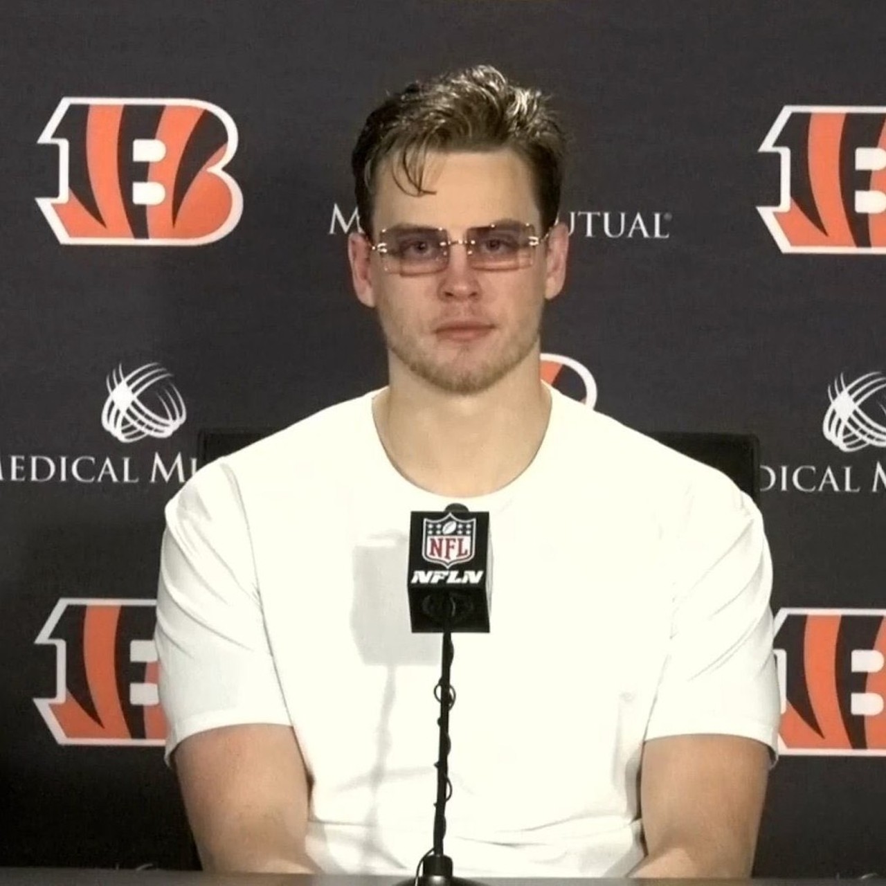 Fashion Icon Joe Burrow
Okay, sure, he's the Cincinnati Bengals' quarterback, but Burrow has become almost as well known for his style. Toss on some rose sunglasses and a SpongeBob suit and tell everyone you're on your way to the game.