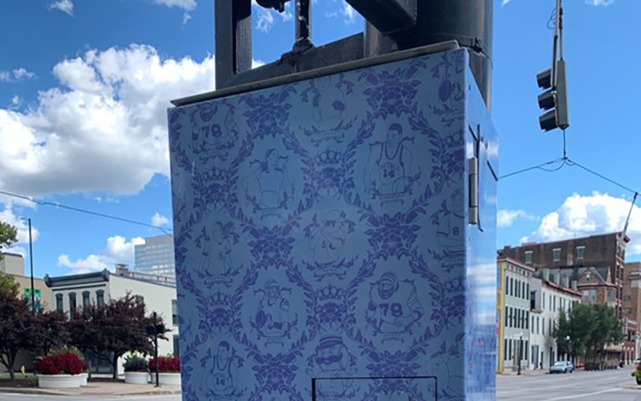Artwork developed by 3CDC and Keep Cincinnati Beautiful will be on display at 21 Downtown traffic boxes early this fall.