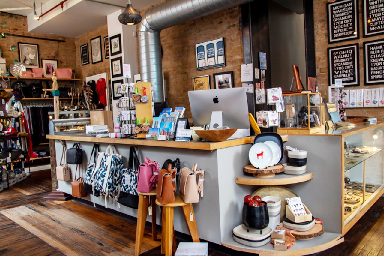 MiCA 12/v  
1201 Vine St., Over-the-Rhine
Providing local and independently made crafts and homegoods in OTR since 2007. &#147;We&#146;re essentially a gift store, but we focus on local artists and indie makers,&#148; says owner Carolyn Deininger. &#147;We sell anything from clothing to jewelry to bags, ceramics, paper goods, baby gifts and all kinds of unique gifts with a local focus or made by indie artists that you won&#146;t be able to find anywhere else.&#148;
Photo: Paige Deglow