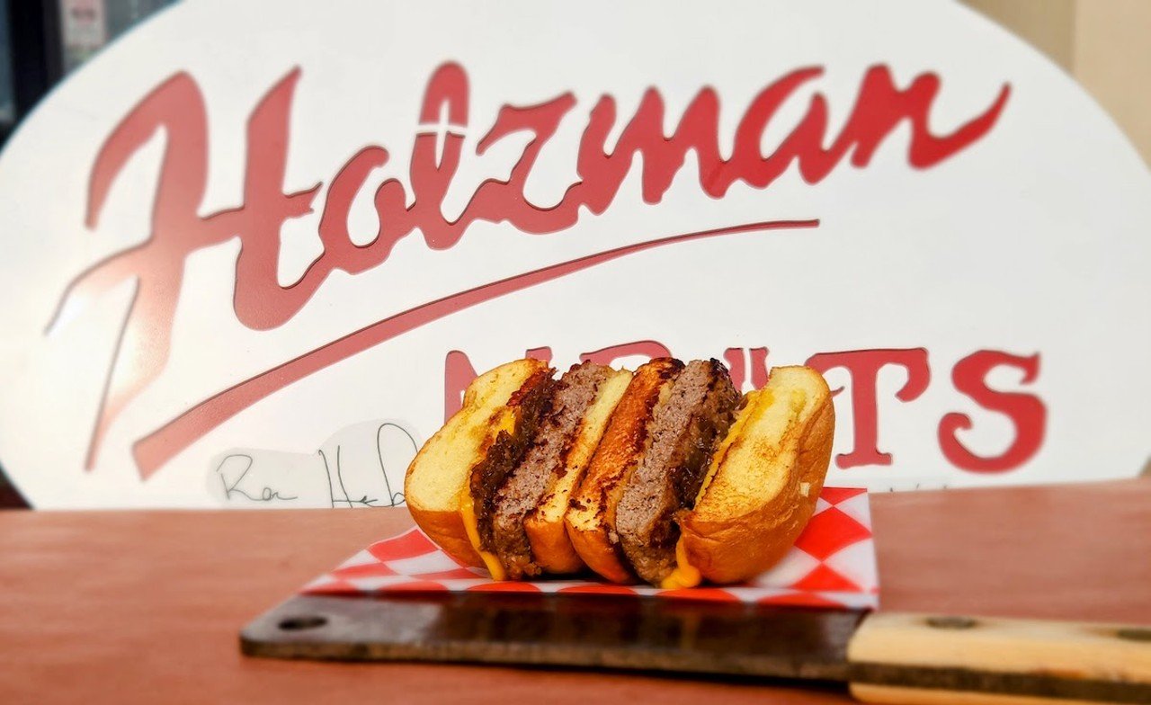 Holzman Meats & Deli
10815 Montgomery Road, Sycamore Township
Red Baron Burger: 7-oz. chuck that’s ground in-house and grilled with special seasoning. Topped with homemade onion jam and sharp cheese and served on a grilled brioche bun.