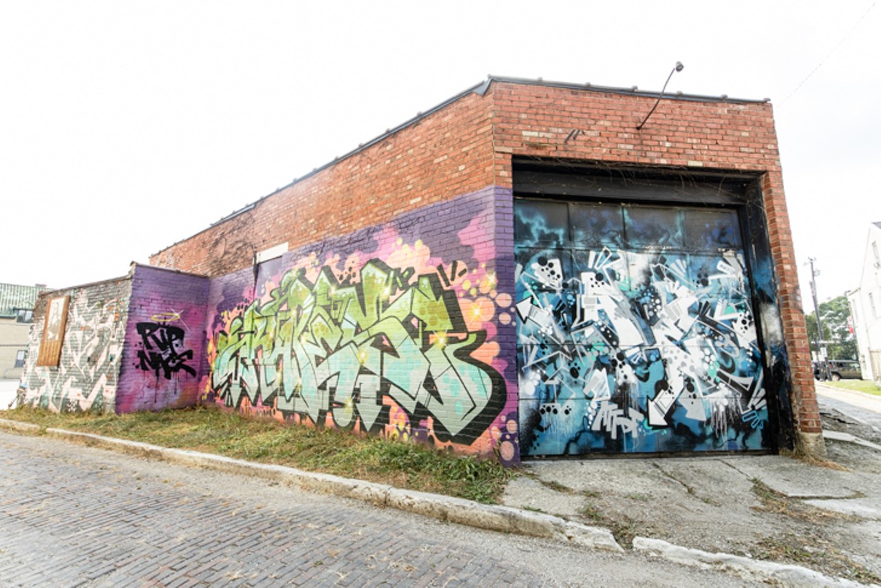 Graffiti pieces by the late Jason "Rapes" Brunson. #speadbeardforever
