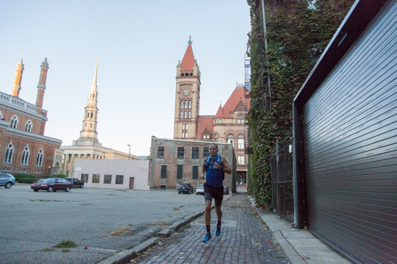 Lewis shows me his favorite historic alleyways downtown. He recommends Cincinnatians be creative with their running and discover different parks or trails they haven&#146;t been to before. &#147;It&#146;s really fun to go explore,&#148; he says.
