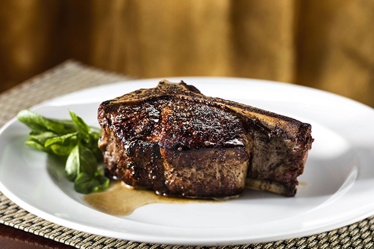 The Capital Grill
A 14 oz. bone-in dry-aged New York Strip 
Photo: Provided by The Capital Grill