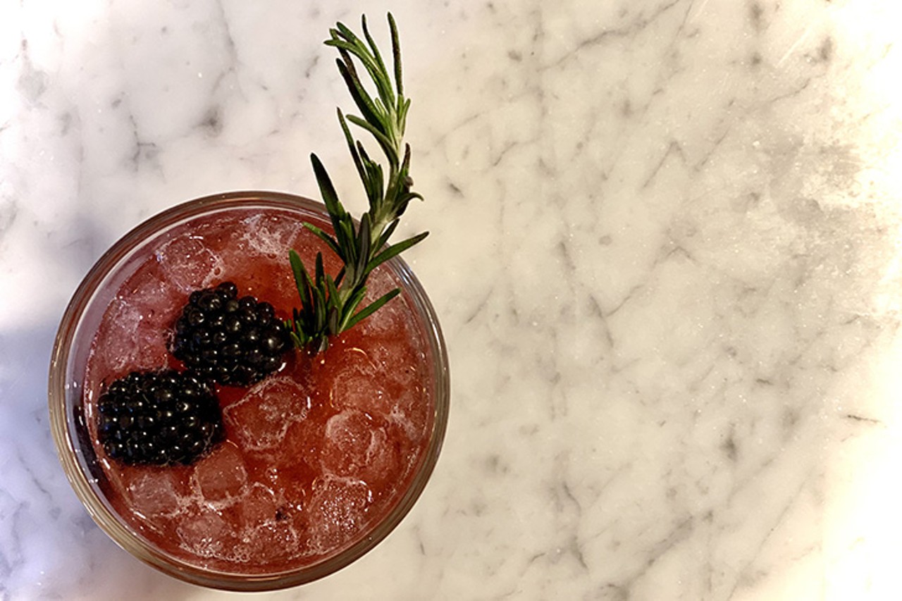 Pampas Argentine Gastropub
$36 3-Course Dinner // Dine-In or Carry-Out
Blackberry Mule: With Maker&#146;s, blackberry simple, lime, ginger beer, and smoked rosemary (cocktail option)
Photo: Provided