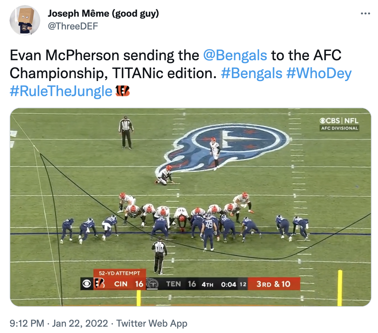 All Hail Evan McPherson - Bengals Fans Are Fully Devoted to The Rookie Kicker After Saturday's Performance