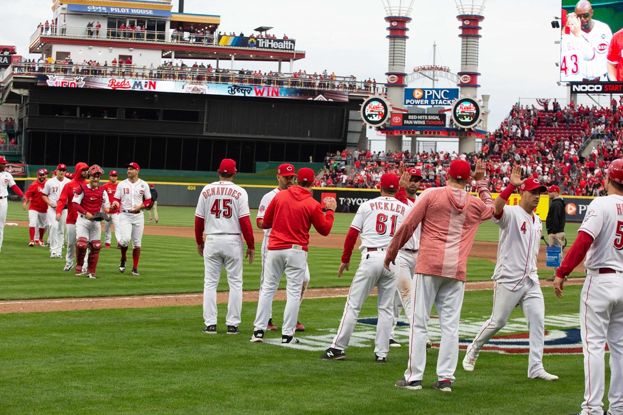 All the Action from the Reds Opening Day Game Against the Pittsburgh Pirates