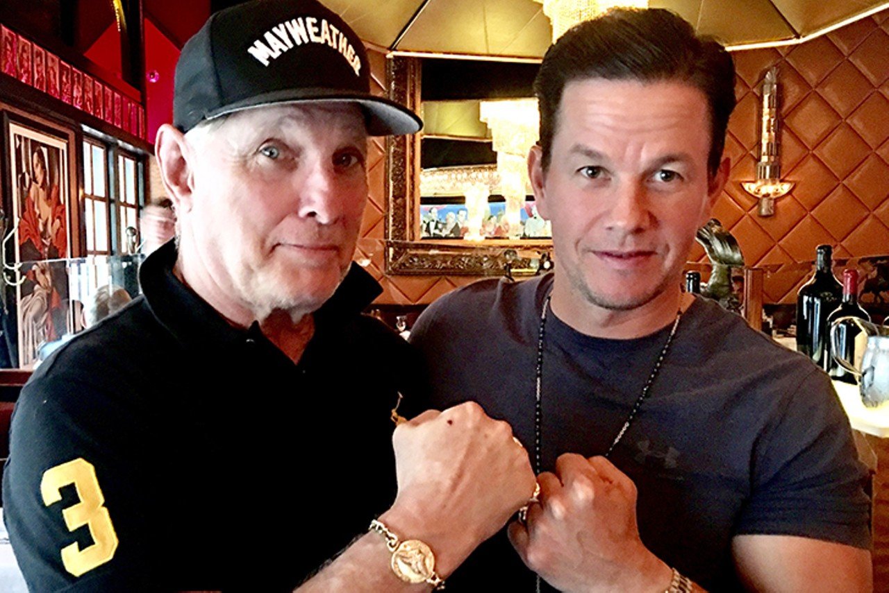 Mark Wahlberg with Jeff Ruby, 2017