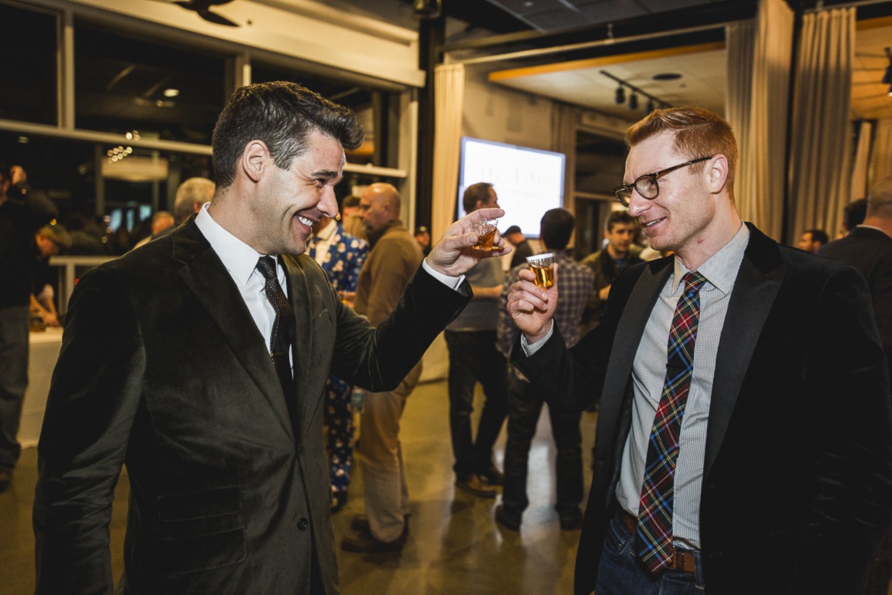 All the Photos from Bourbon & Bacon at Newport's New Riff Distilling